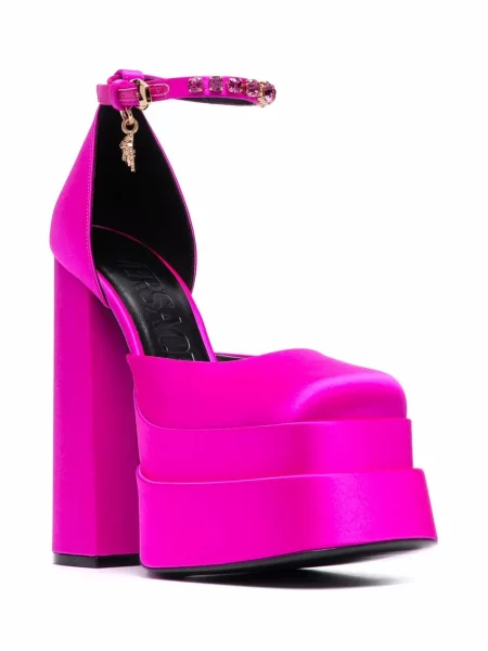 Pakabukas Versace su platforma rožinė