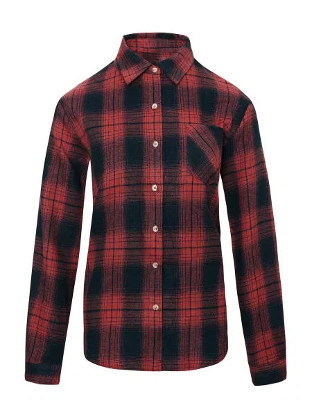 Imily Bela Bluză roșu negru