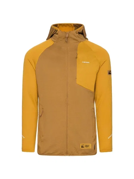 Bluza VIKING Birger Man Festiwal Górski rozpinana z kapturem żółta