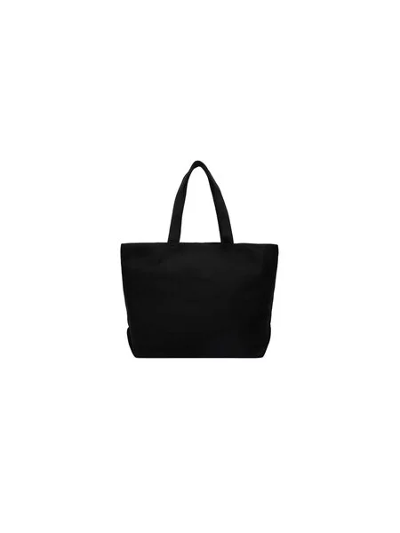 Karl Lagerfeld Shopper torba IKON CIRCLE / srebro / bijela crna