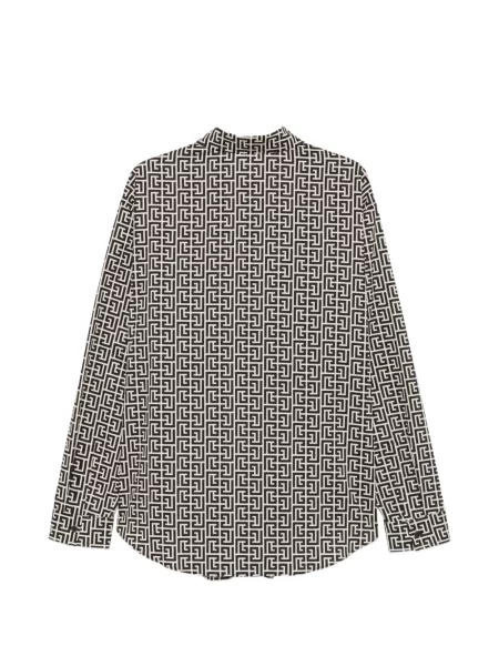 Cămașă Balmain cu imagine negru