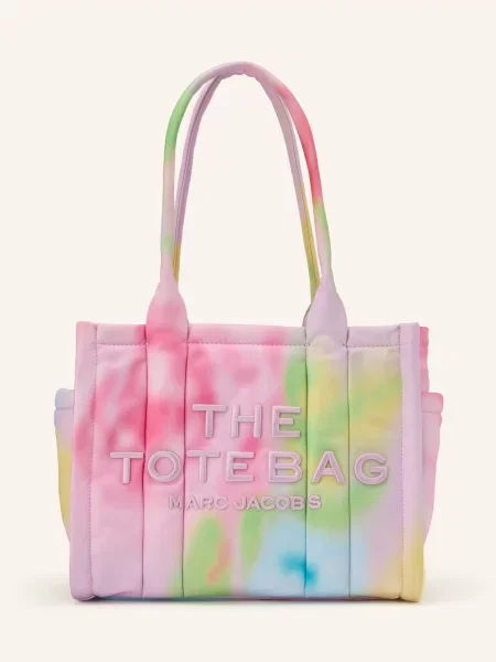 Květinová shopper kabelka Marc Jacobs s potiskem žlutá