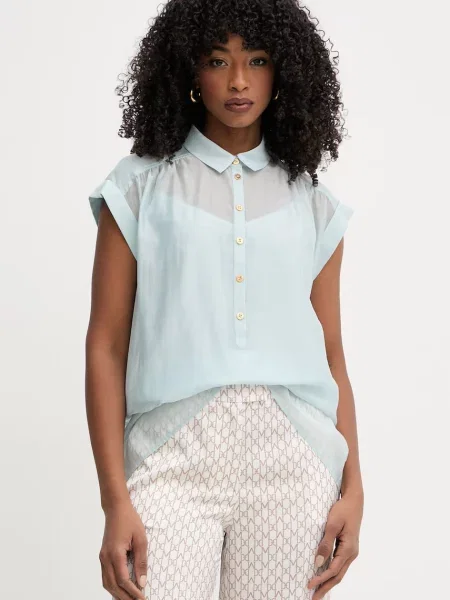 Marciano by Guess bluza košulja za žene s lyocellom TEA plava