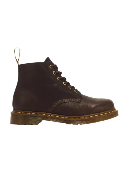 Botki Dr. Martens skórzane brązowe