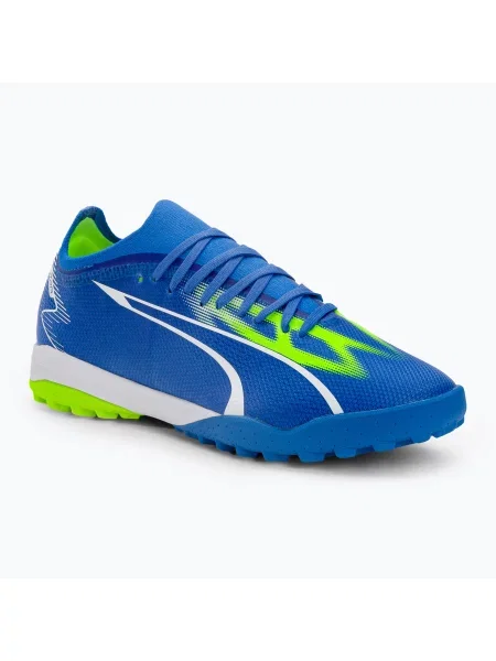 PUMA ghete de fotbal pentru bărbați Ultra Match TT ultra blue/puma white/pro green alb