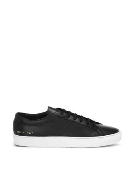 Sneakerși Common Projects din piele negru