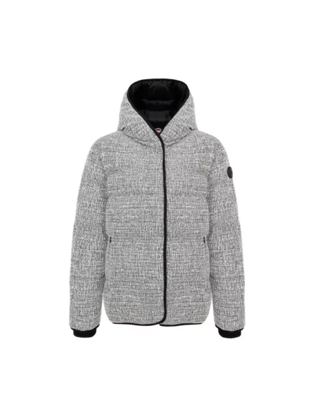 Kurtka puchowa Colmar tweedowa szara