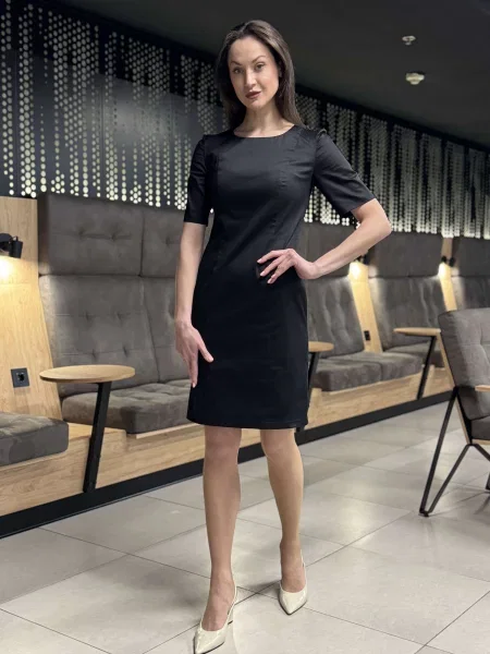 Сукня міні CAT ORANGE бавовна/еластан чорний