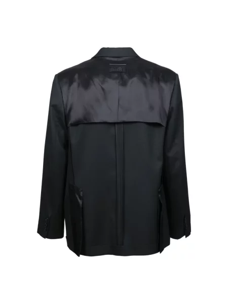 Marynarka Mm6 Maison Margiela z dżerseju czarna
