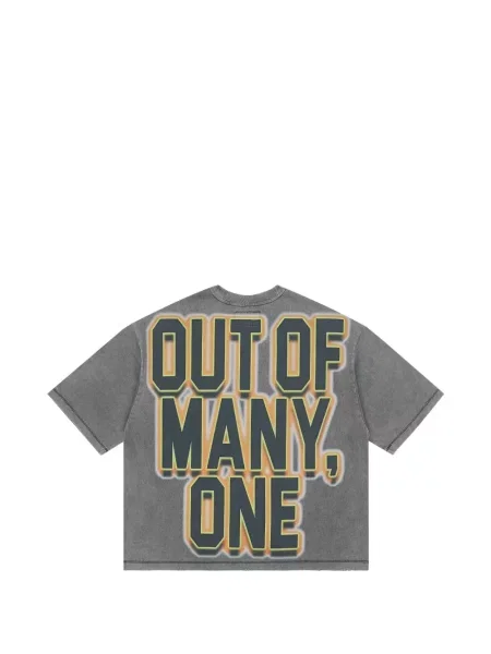 Tricou Godspeed cu imagine gri
