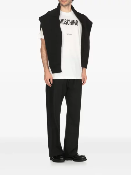 Tricou Moschino cu imagine alb