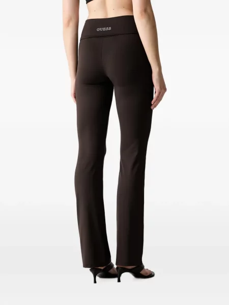 Pantaloni Guess alergare maro