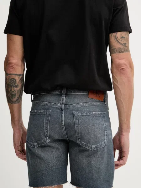 Calvin Klein Jeans szorty jeansowe niebieskie