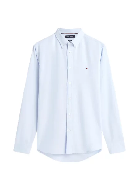 Cămașă Tommy Hilfiger cu autograf albastru