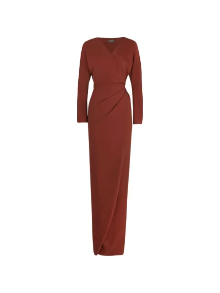 Rochie maxi Cortana plic maro