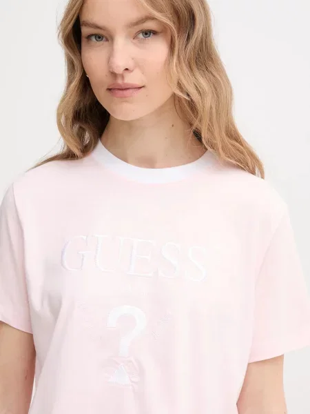 Футболка Guess розовая