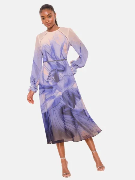 Lipsy Rochie / bleumarin bej