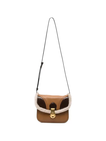 Geanta crossbody The Bridge din piele maro