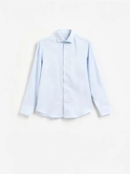 Reserved Cămașă slim fit din albastru-pal albastru