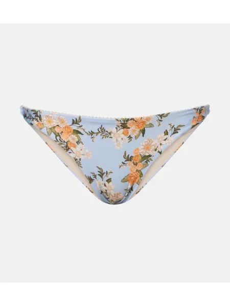 Bikini Agua By Agua Bendita cu model floral albastru