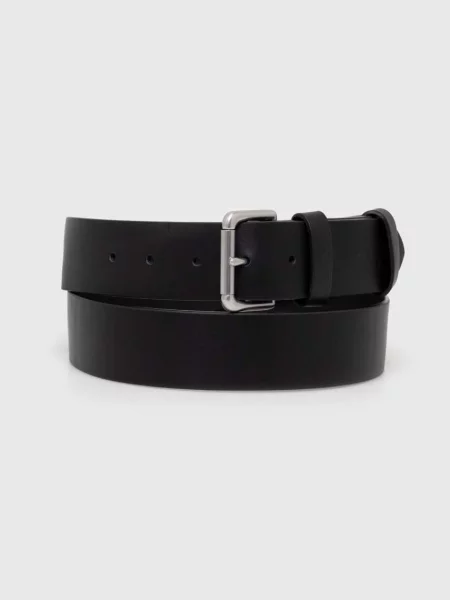 Polo Ralph Lauren curea de piele bărbați negru