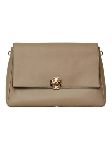 Torebka Tory Burch skórzana beżowa