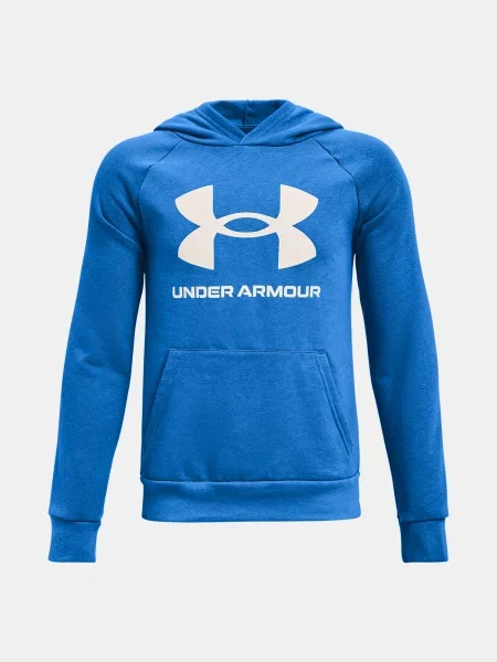 Geacă Under Armour cu autograf albastru