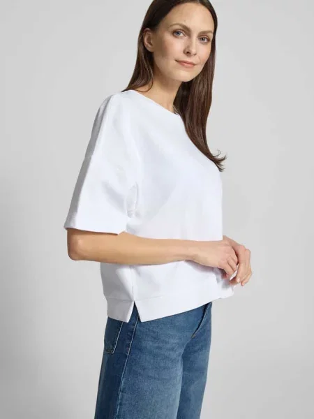 Pudełkowy krój t-shirt model Tilina' Joop! biała