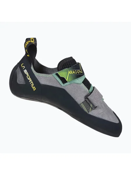 Olcsóbban. La Sportiva férfi hegymászó cipő Aragon clay/jasmine zöld. Méret: 43 EU szürke
