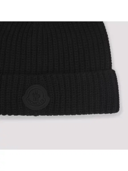 Czapka Moncler czarna