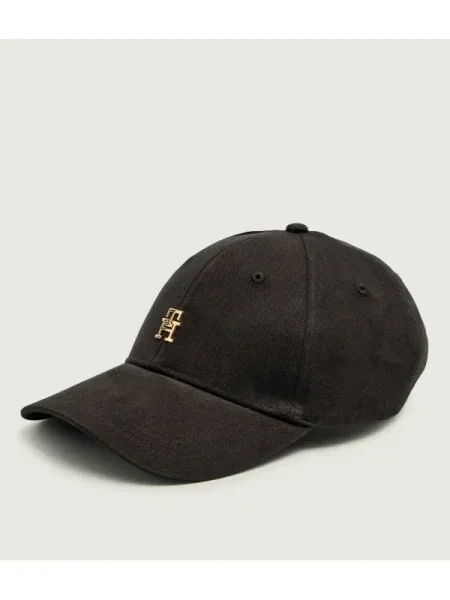 TOMMY HILFIGER Șapcă / alb negru