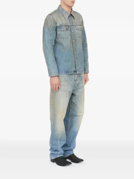 Geacă de blugi Mm6 Maison Margiela albastru