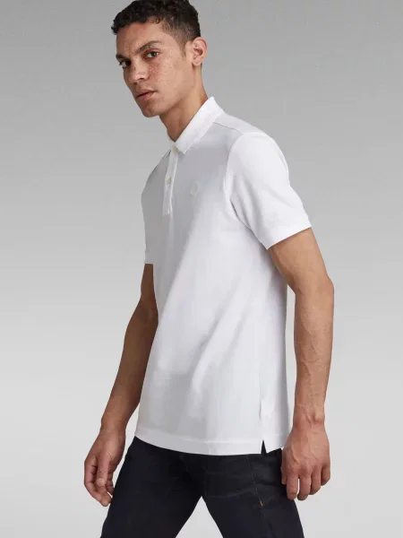 Поло G-star Raw біле