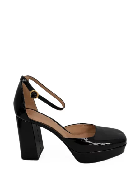 Pantofi cu toc Gianvito Rossi cu platformă cu bretele negru