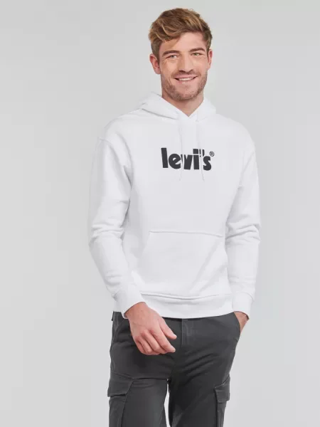 Grafika mikina Levi's biela