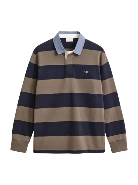 Koszulka polo Gant brązowa