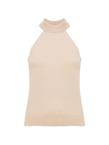 Top Laneus cu gât halter
