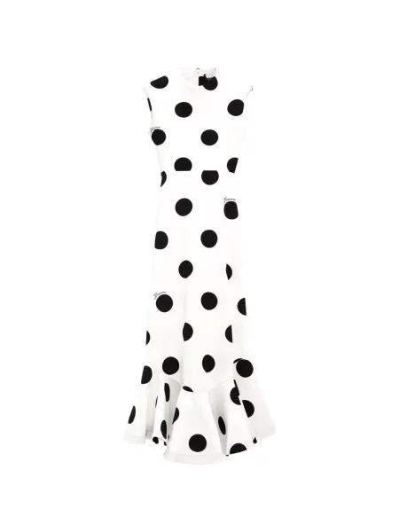 Rochie Jacquemus cu buline alb