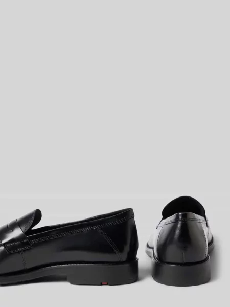 Loafersy ze skóry cielęcej model CORE Lloyd czarne