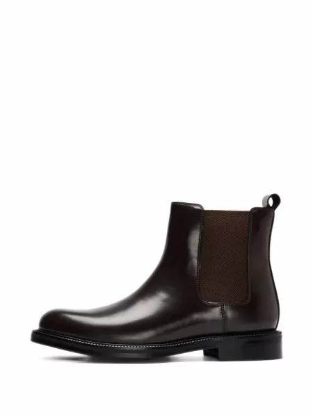 Botine chelsea Selected din piele maro