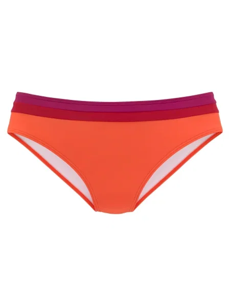 S.Oliver Slip costum de baie lila portocaliu
