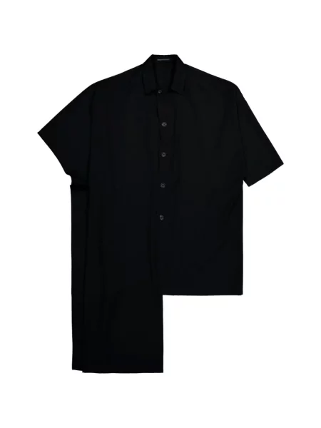 Geacă Yohji Yamamoto asimetrică negru