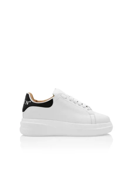 Sneakersy Philipp Plein skórzane białe