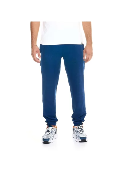 Pantaloni sport Leone 1947 de lână albastru
