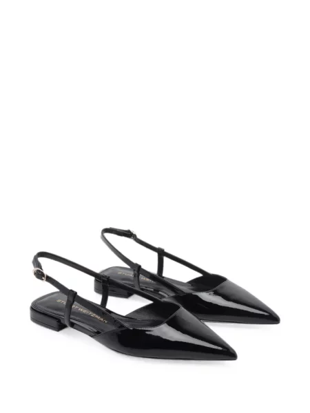 Pantofi cu toc Stuart Weitzman slingback negru