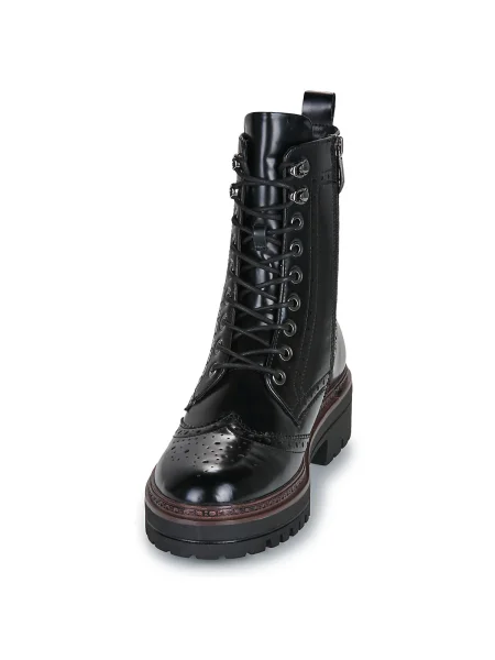 Botine Tamaris cu șireturi negru