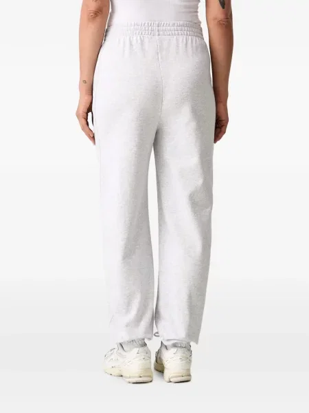Pantaloni Adidas cu imagine cu model leopard alergare violet