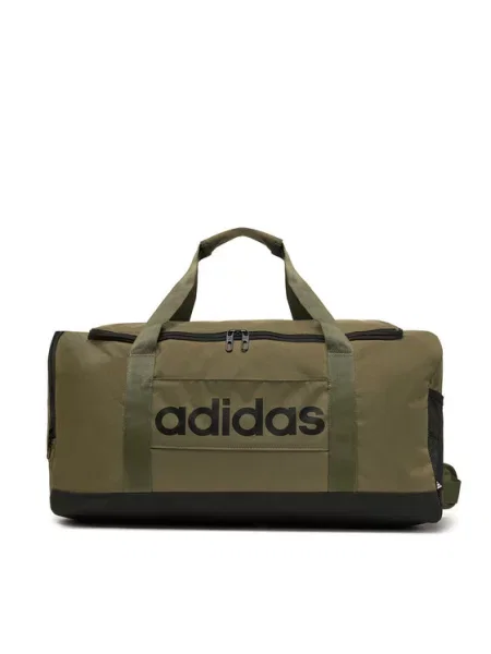 Torba adidas Linear Duffel Medium Kaki crna