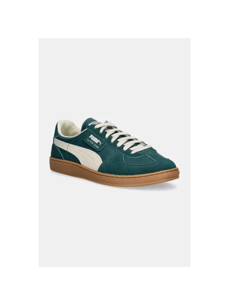 Sneakersy Puma zamszowe zielone