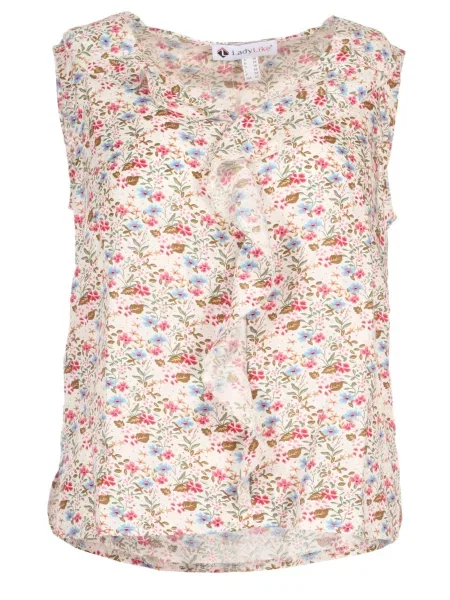 Блуза LadyLike текстиль бежевий